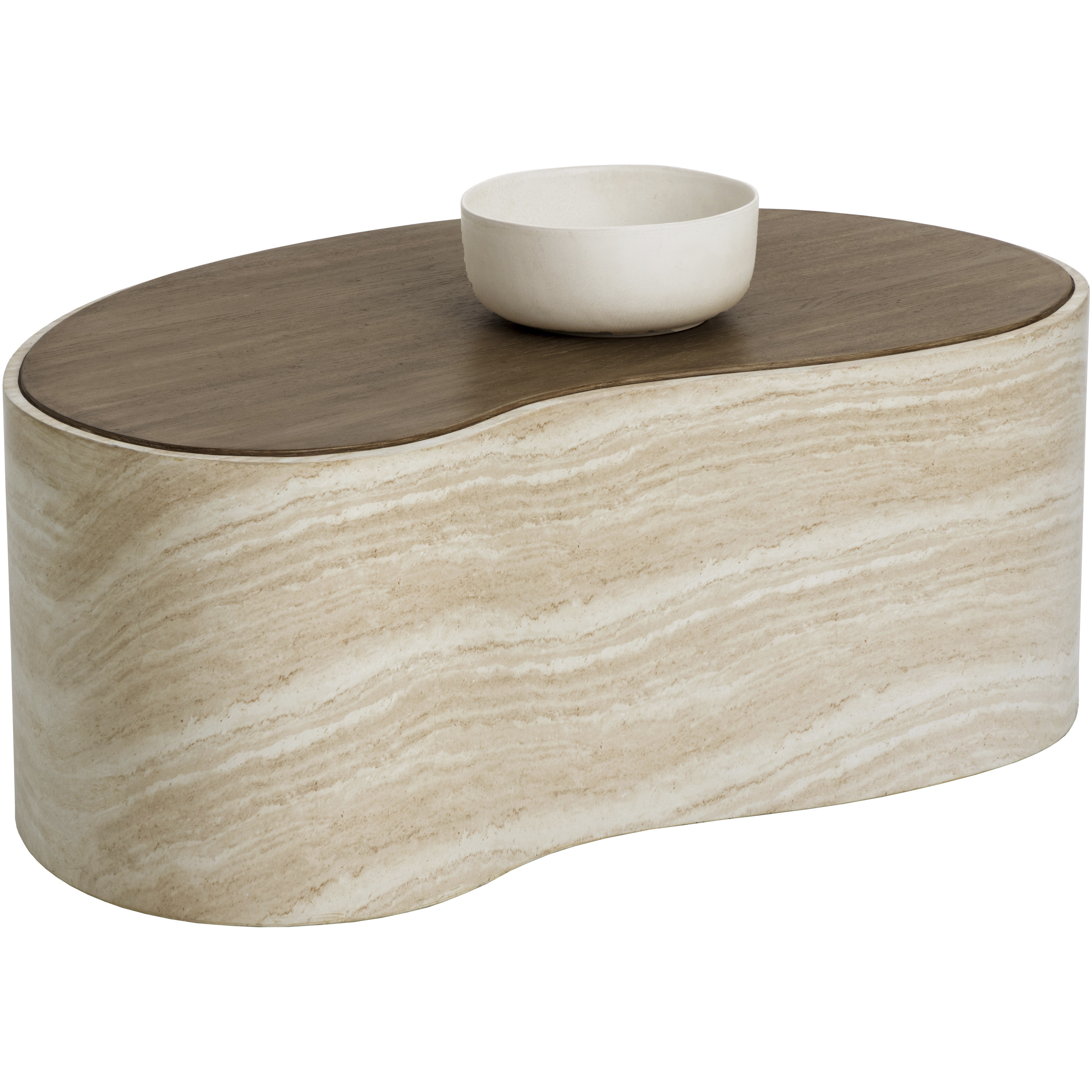 Ishiko 44 X 28 inch Light Brown / Warm Brown Outdoor Coffee Table